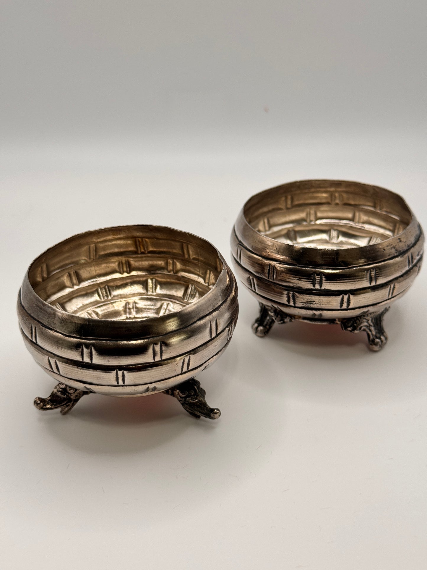 German silver (small antique finish bowl) | return gift | engraved