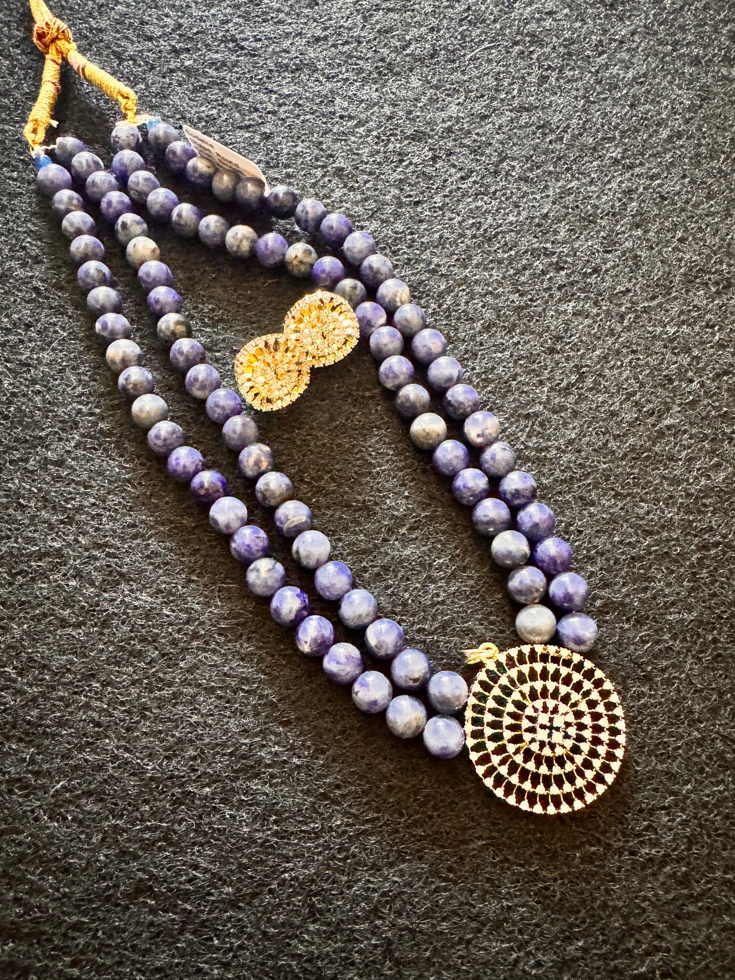 Sodalite Jewelery Set with beautiful earrings