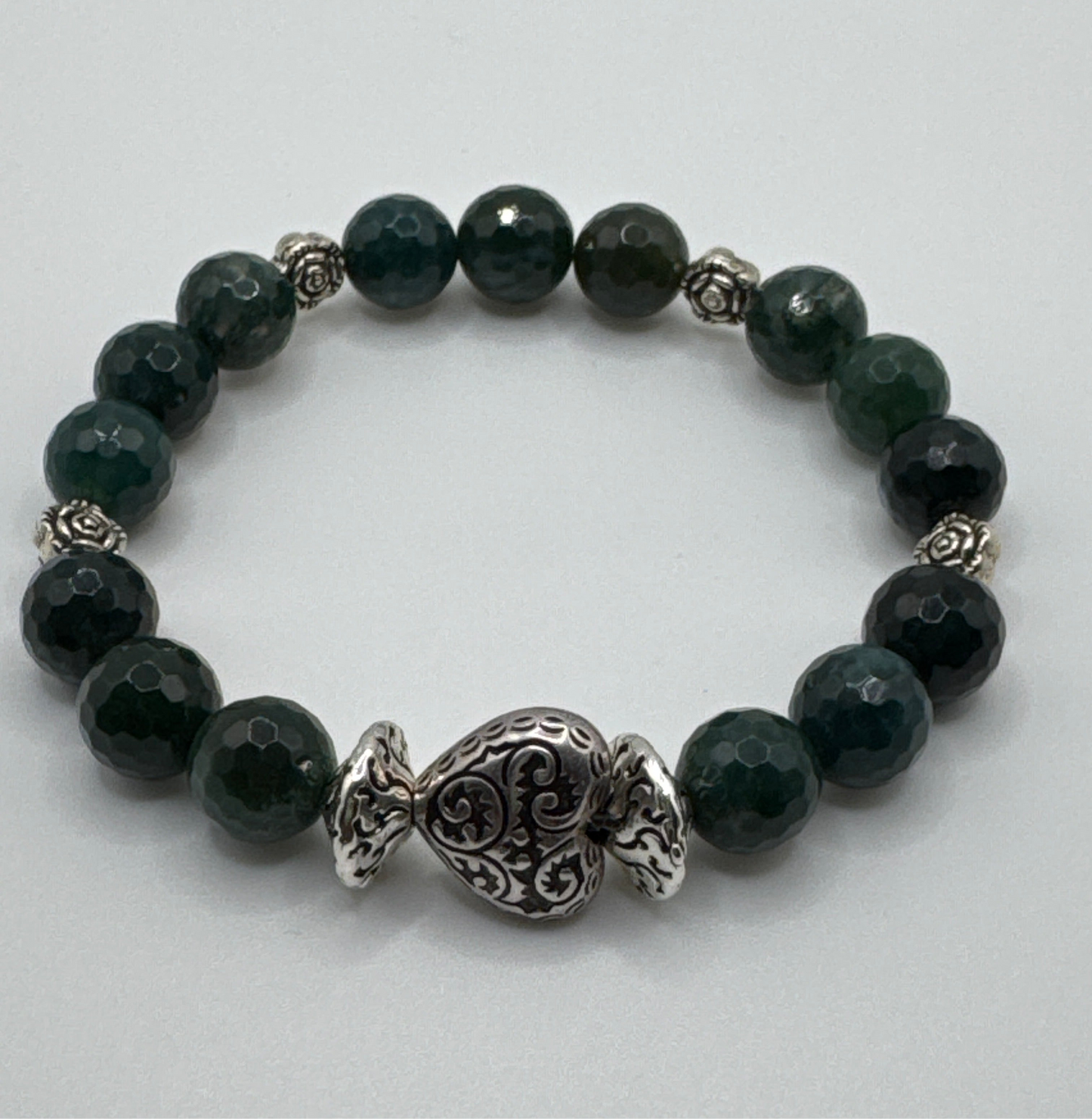 Moss Agate “nurturing” Bracelet