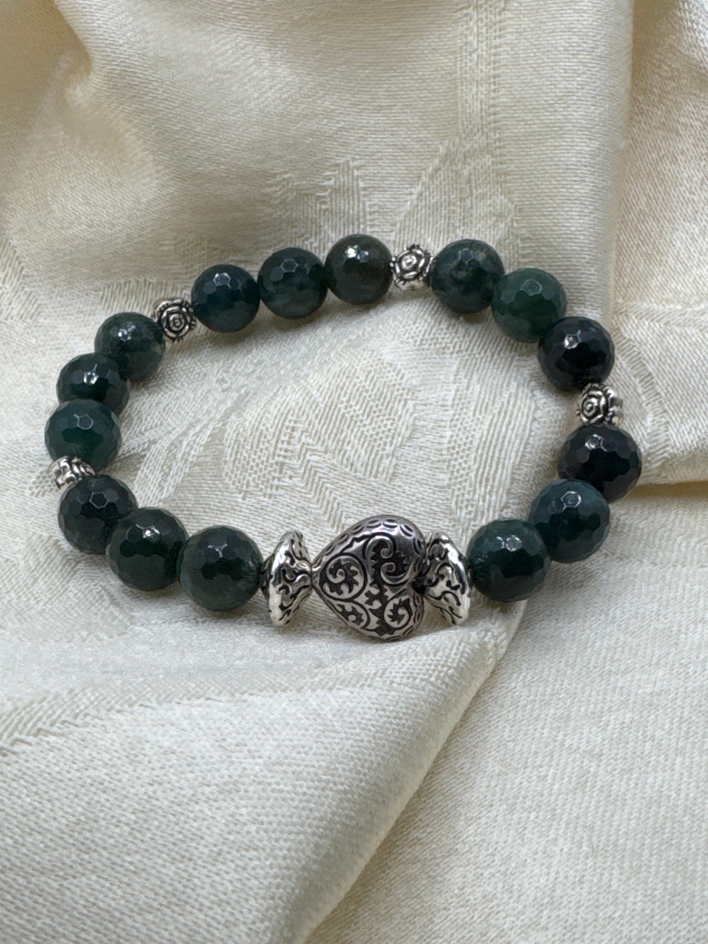Moss Agate “nurturing” Bracelet