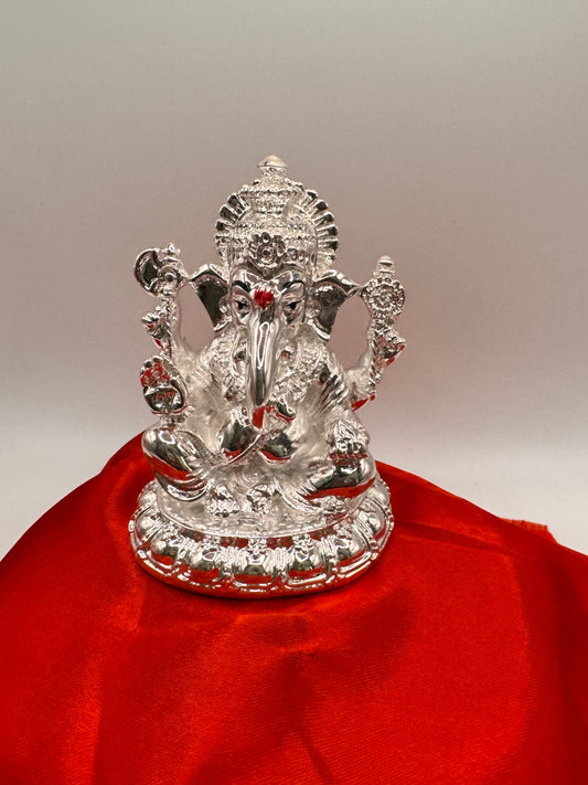 High Quality German Silver Pillayar/Ganapathi/Ganesh Ji