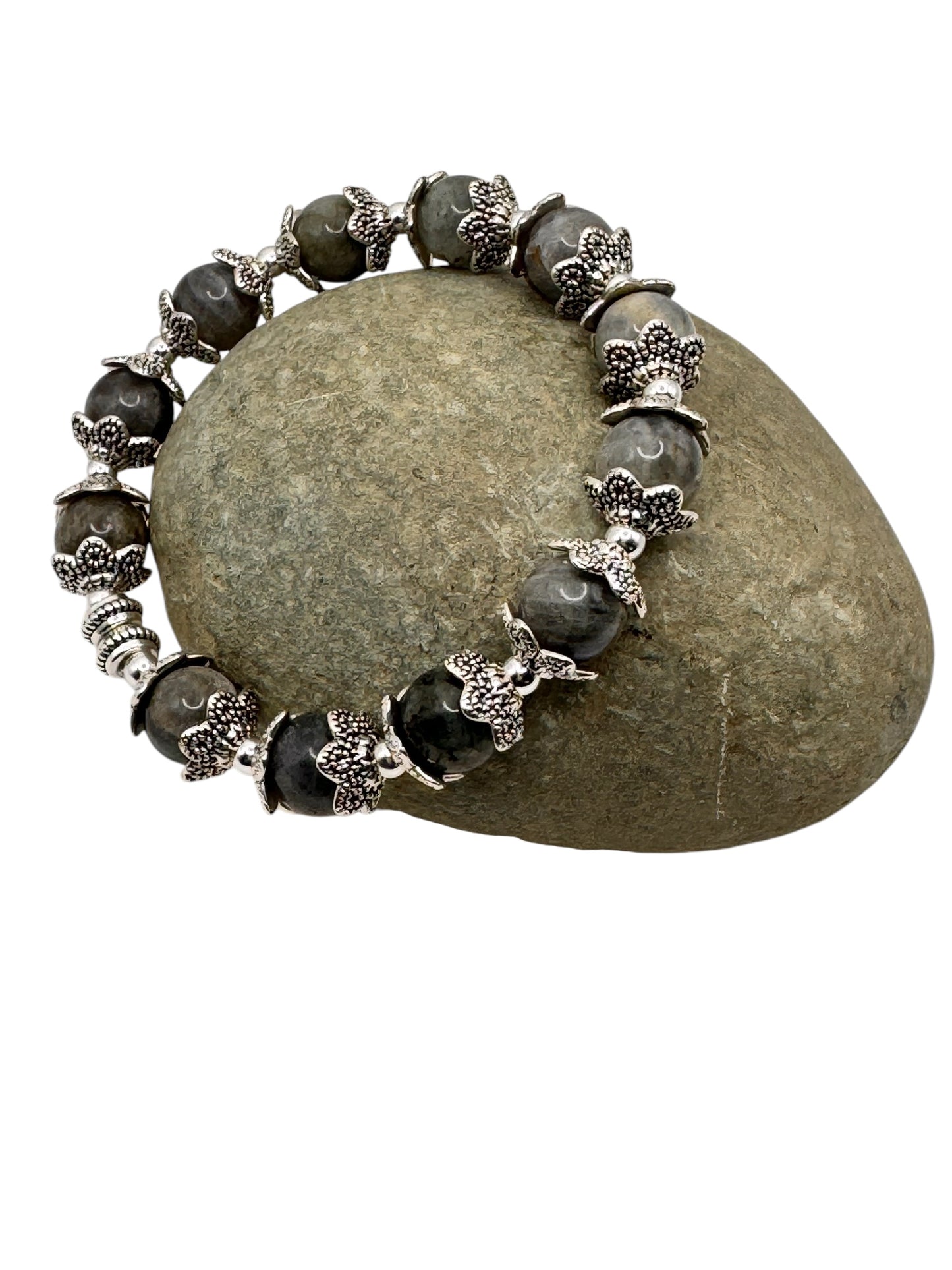 Shades of gray, Labradorite Bracelet