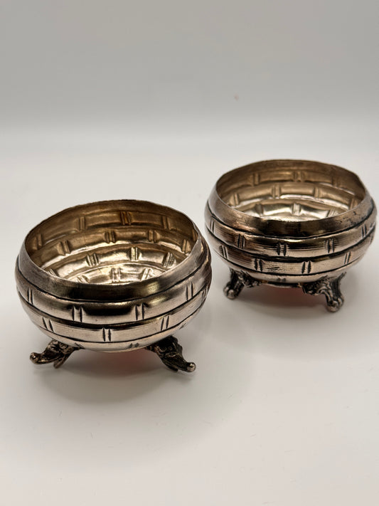 German silver (small antique finish bowl) | return gift | engraved