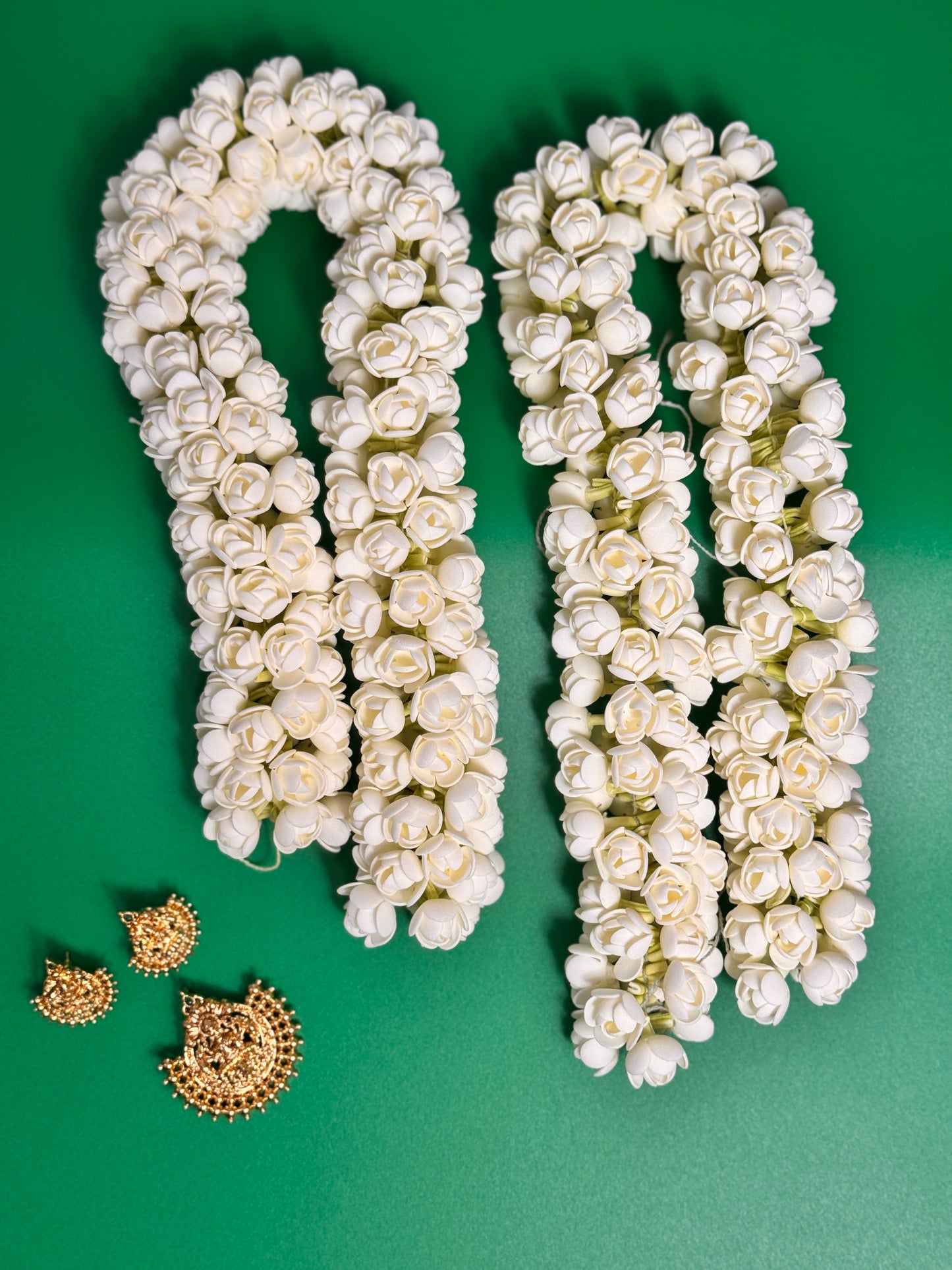 Bloomed Jasmine (Madurai Malli/Gundu Malli) - String (16in)